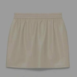 Vegan Leather Mini Skirt
